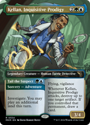 Kellan, Inquisitive Prodigy // Tail the Suspect (Borderless) [Murders at Karlov Manor] - Destination Retro