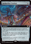 Aetherflux Conduit (Extended Art) [Aetherdrift Commander] - Destination Retro