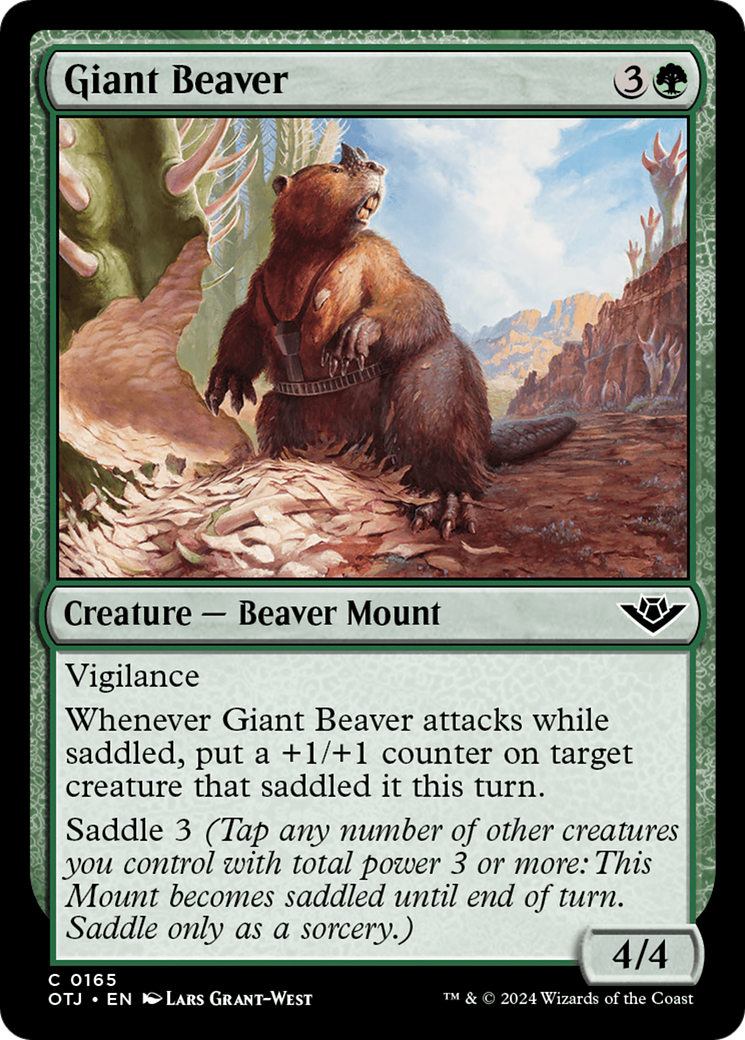 Giant Beaver [Outlaws of Thunder Junction] - Destination Retro