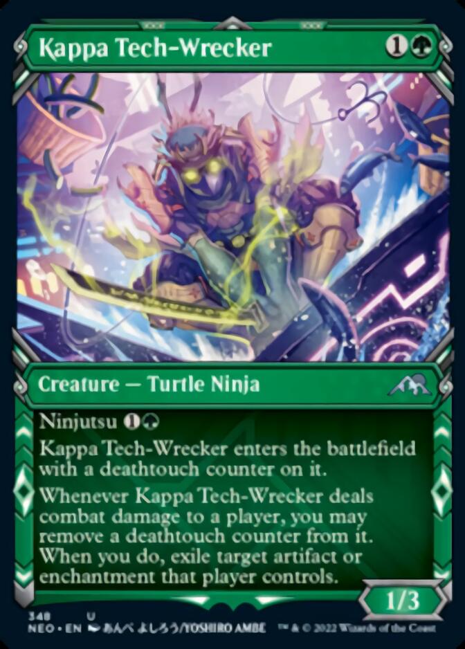 Kappa Tech-Wrecker (Showcase Ninja) [Kamigawa: Neon Dynasty] - Destination Retro