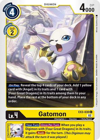Gatomon [EX3-030] [Draconic Roar] - Destination Retro