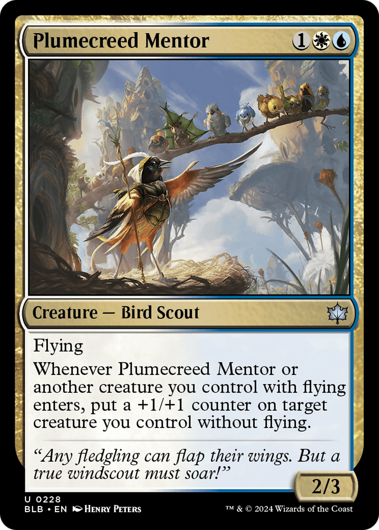 Plumecreed Mentor [Bloomburrow] - Destination Retro