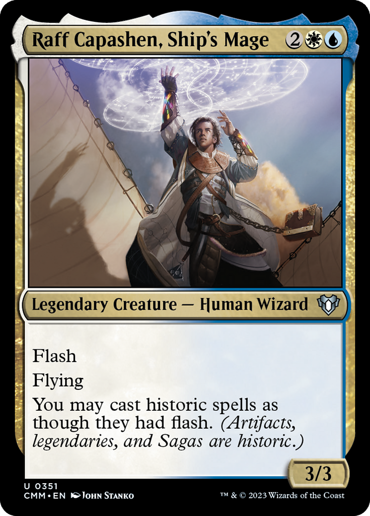 Raff Capashen, Ship's Mage [Commander Masters] - Destination Retro