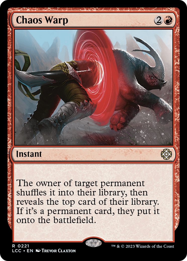 Chaos Warp [The Lost Caverns of Ixalan Commander] - Destination Retro