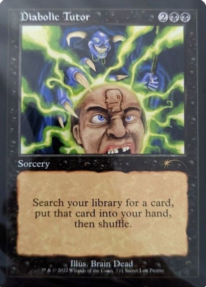 Diabolic Tutor (Retro) [Secret Lair Drop Promos] - Destination Retro