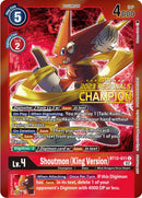 Shoutmon (King Version) [BT12-011] (2023 Regionals Champion) [Across Time Promos] - Destination Retro