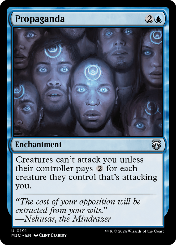 Propaganda (Ripple Foil) [Modern Horizons 3 Commander] - Destination Retro