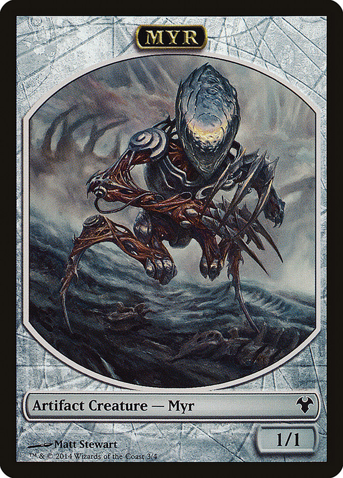 Myr // Spirit Double-Sided Token [Modern Event Deck 2014 Tokens] - Destination Retro