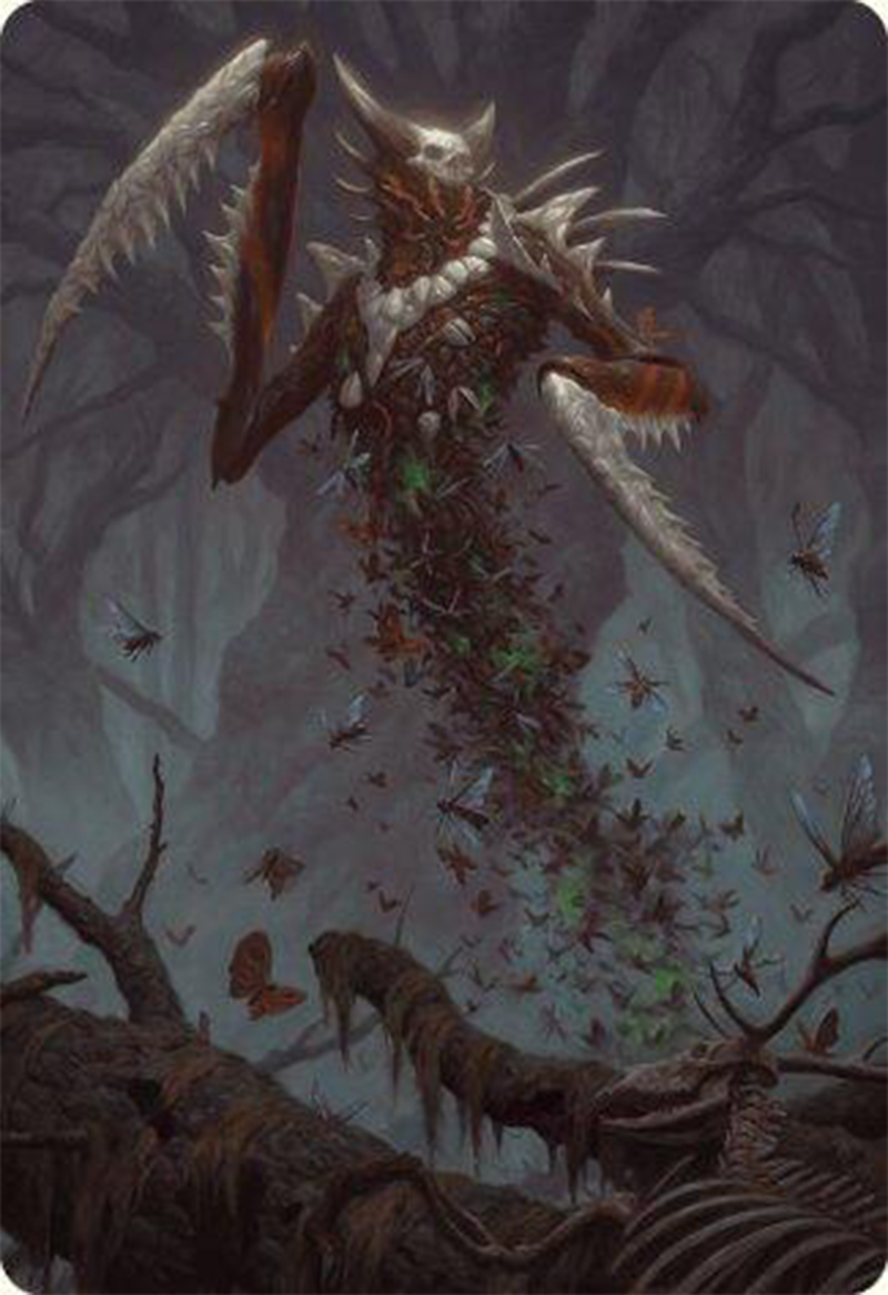 Grist, the Plague Swarm Art Card [Modern Horizons 3 Art Series] - Destination Retro
