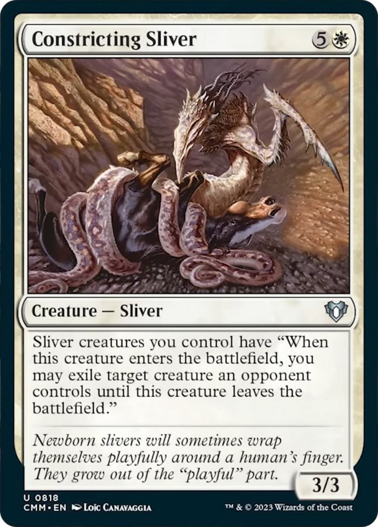 Constricting Sliver [Commander Masters] - Destination Retro