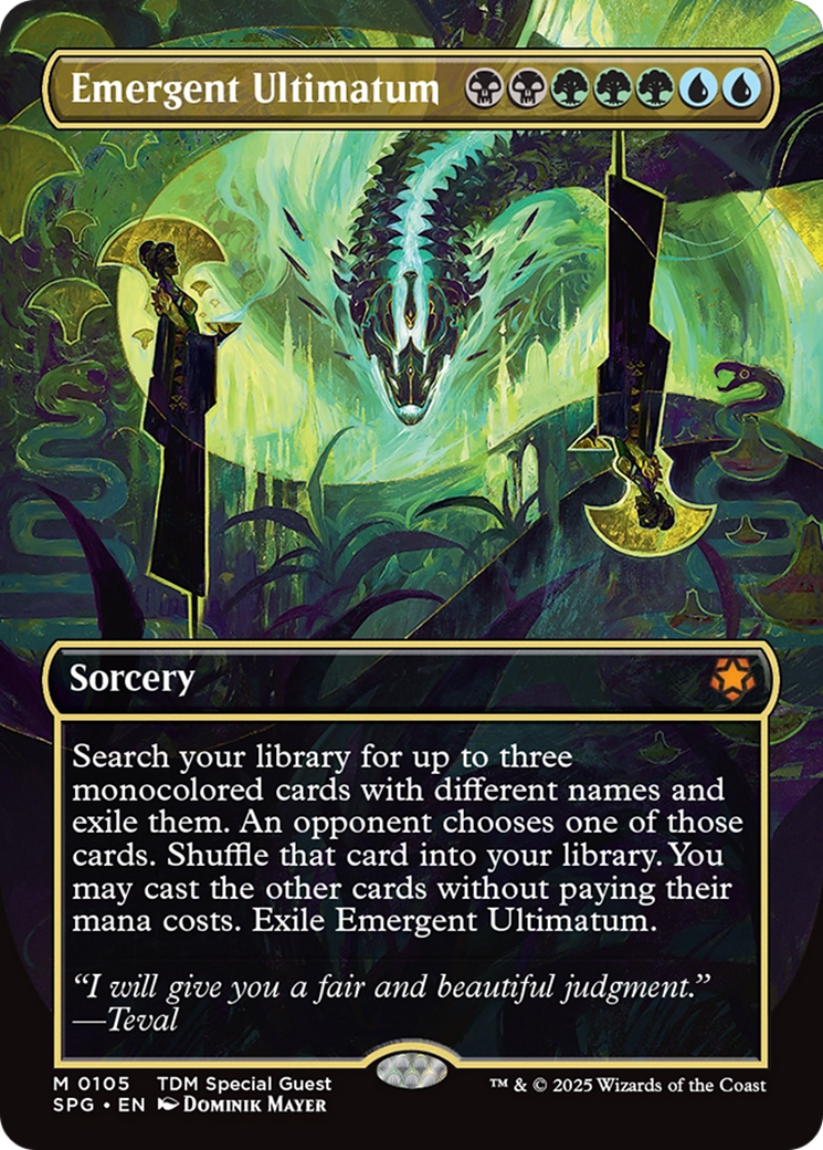 Emergent Ultimatum (Borderless) [Tarkir: Dragonstorm Special Guests] - Destination Retro