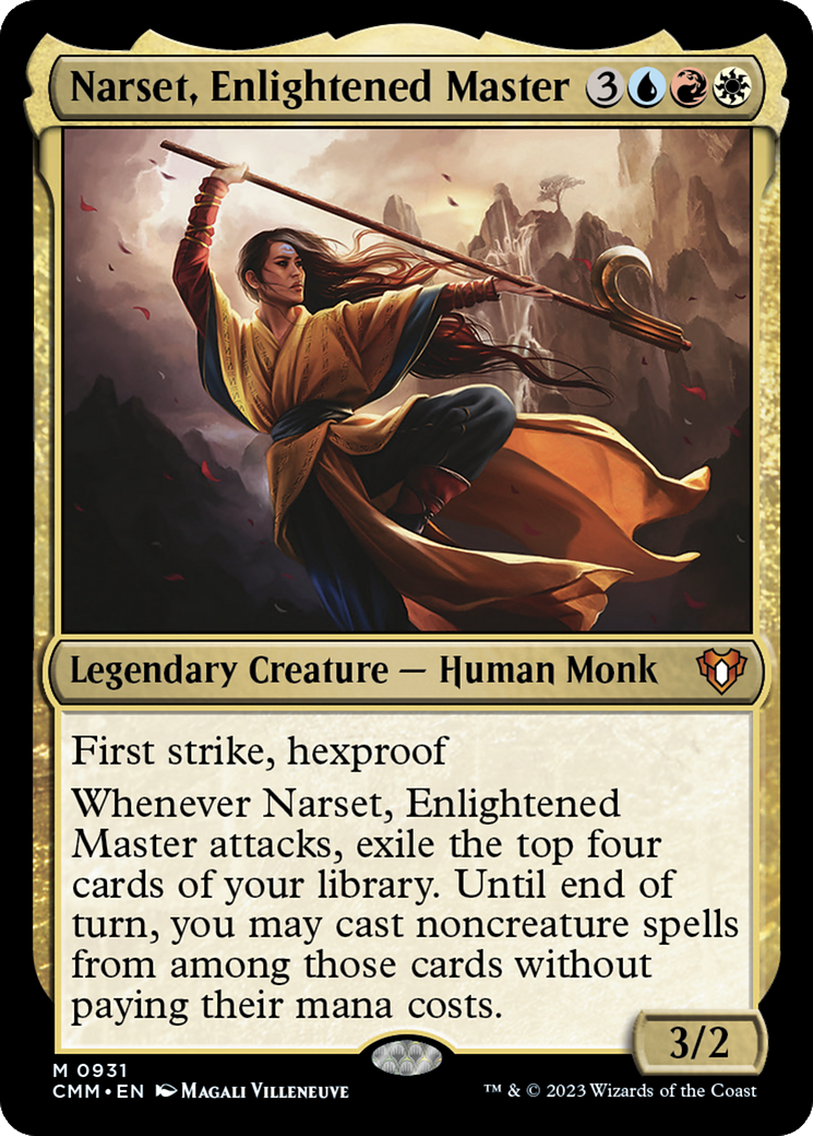 Narset, Enlightened Master [Commander Masters] - Destination Retro
