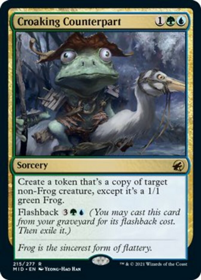 Croaking Counterpart [Innistrad: Midnight Hunt] - Destination Retro