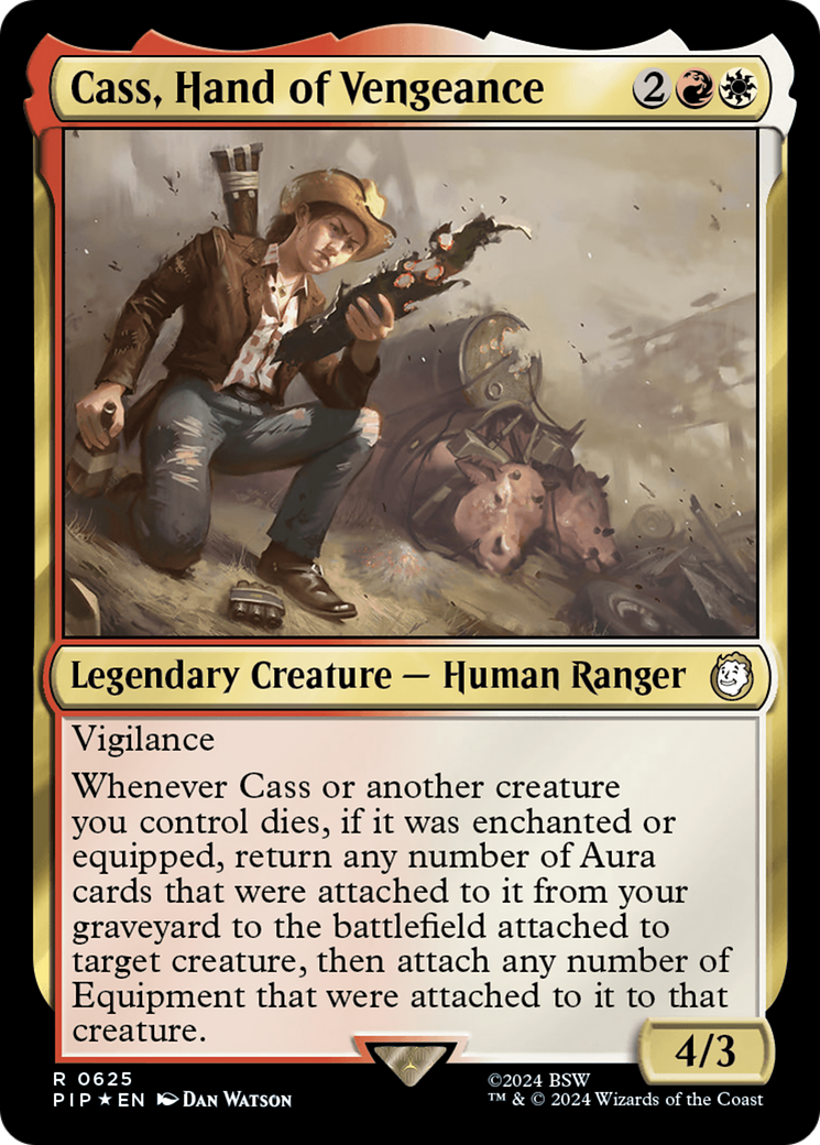 Cass, Hand of Vengeance (Surge Foil) [Fallout] - Destination Retro