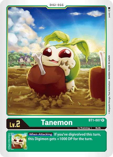 Tanemon [BT1-007] [Release Special Booster Ver.1.0] - Destination Retro
