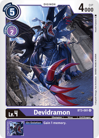 Devidramon [BT3-081] [Release Special Booster Ver.1.0] - Destination Retro