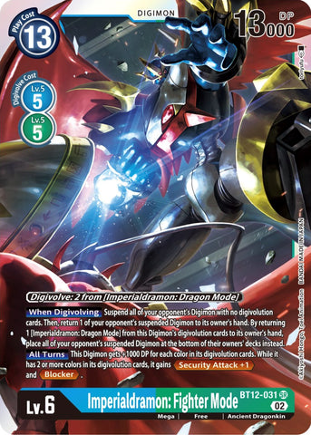Imperialdramon: Fighter Mode [BT12-031] [Across Time] - Destination Retro
