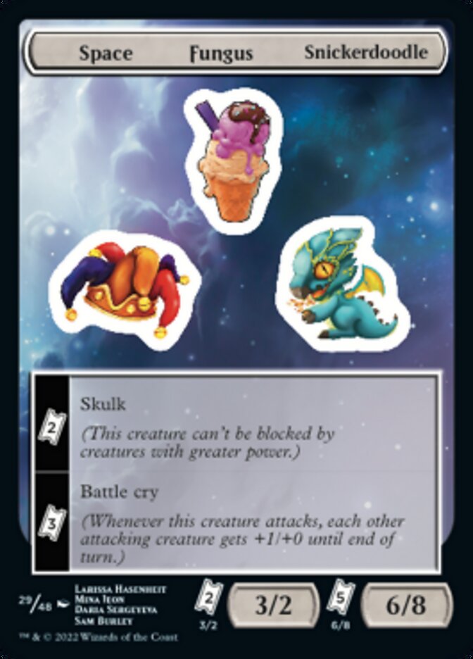 Space Fungus Snickerdoodle [Unfinity Stickers] - Destination Retro