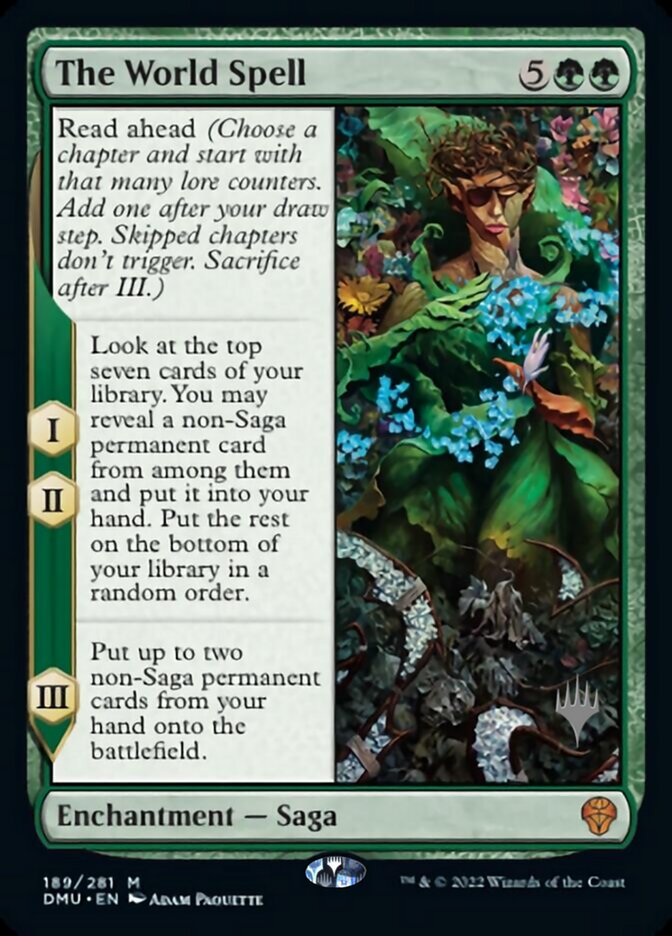 The World Spell (Promo Pack) [Dominaria United Promos] - Destination Retro
