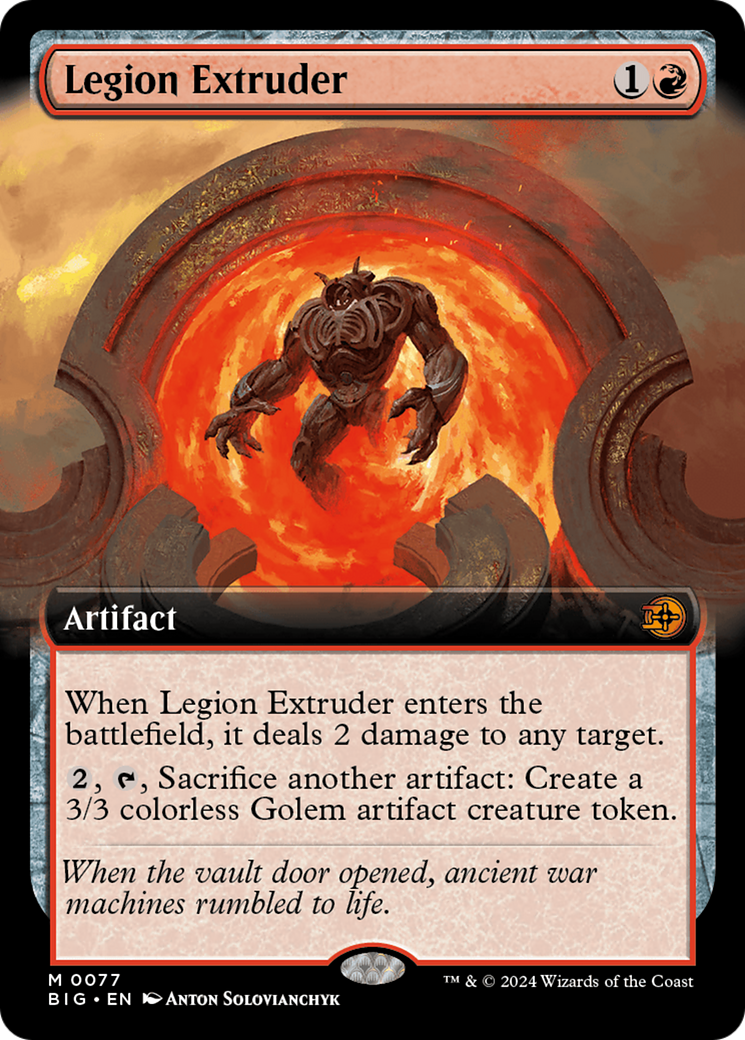 Legion Extruder (Extended Art) [Outlaws of Thunder Junction: The Big Score] - Destination Retro