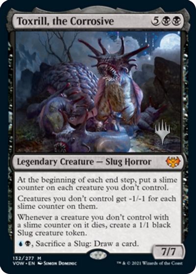 Toxrill, the Corrosive (Promo Pack) [Innistrad: Crimson Vow Promos] - Destination Retro