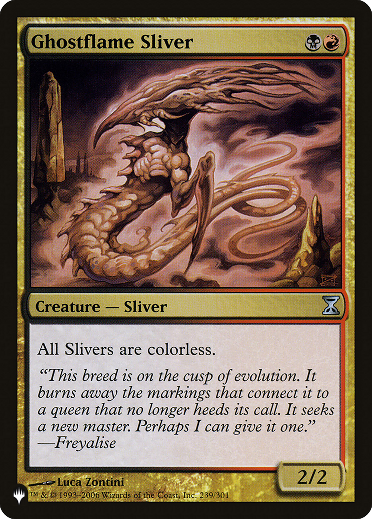Ghostflame Sliver [The List] - Destination Retro