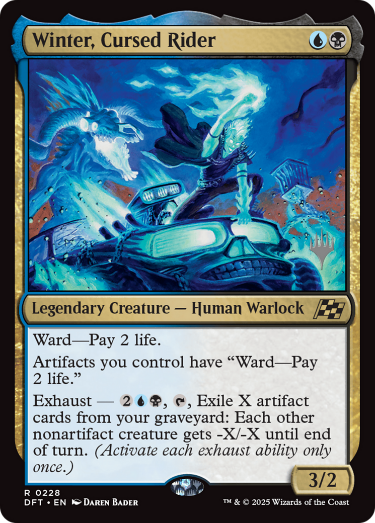 Winter, Cursed Rider (Promo Pack) [Aetherdrift Promos] - Destination Retro
