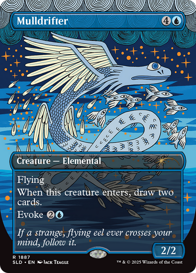 Mulldrifter (Rainbow Foil) [Secret Lair Drop Series] - Destination Retro