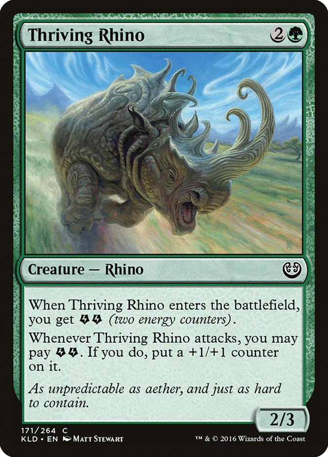 Thriving Rhino [Kaladesh] - Destination Retro