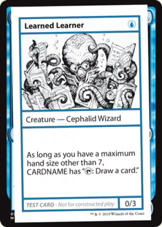 Learned Learner (2021 Edition) [Mystery Booster Playtest Cards] - Destination Retro