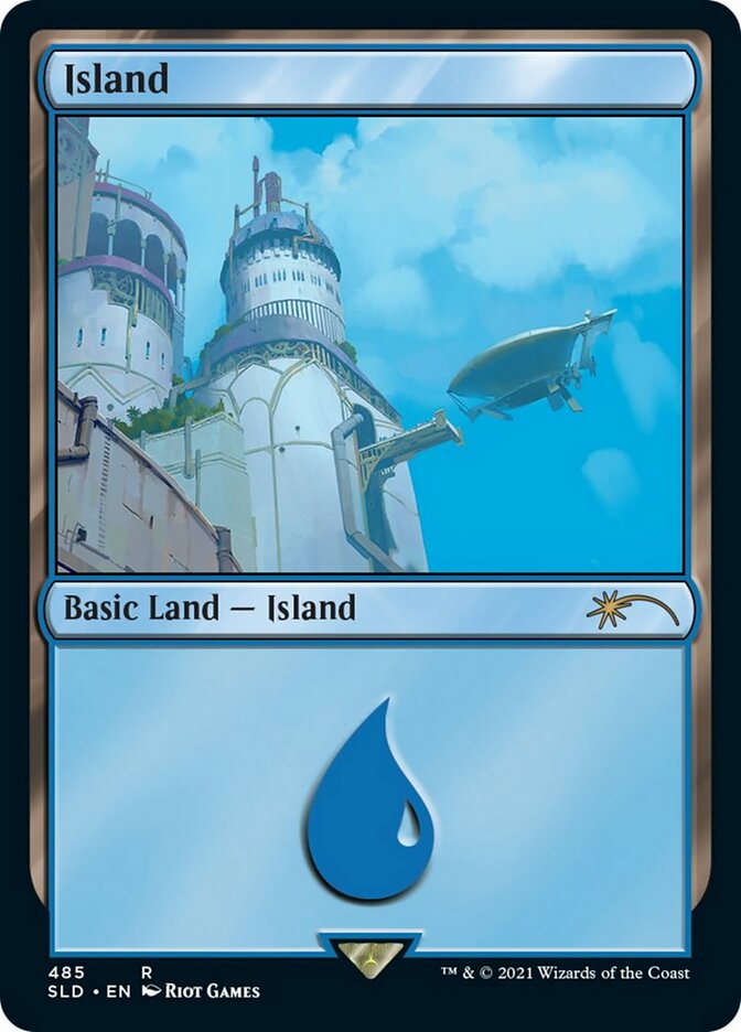 Island (485) [Secret Lair Drop Series] - Destination Retro
