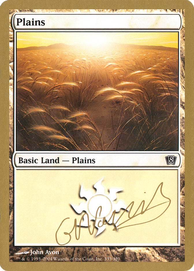 Plains (gn333) (Gabriel Nassif) [World Championship Decks 2004] - Destination Retro