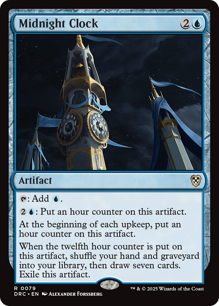 Midnight Clock [Aetherdrift Commander] - Destination Retro