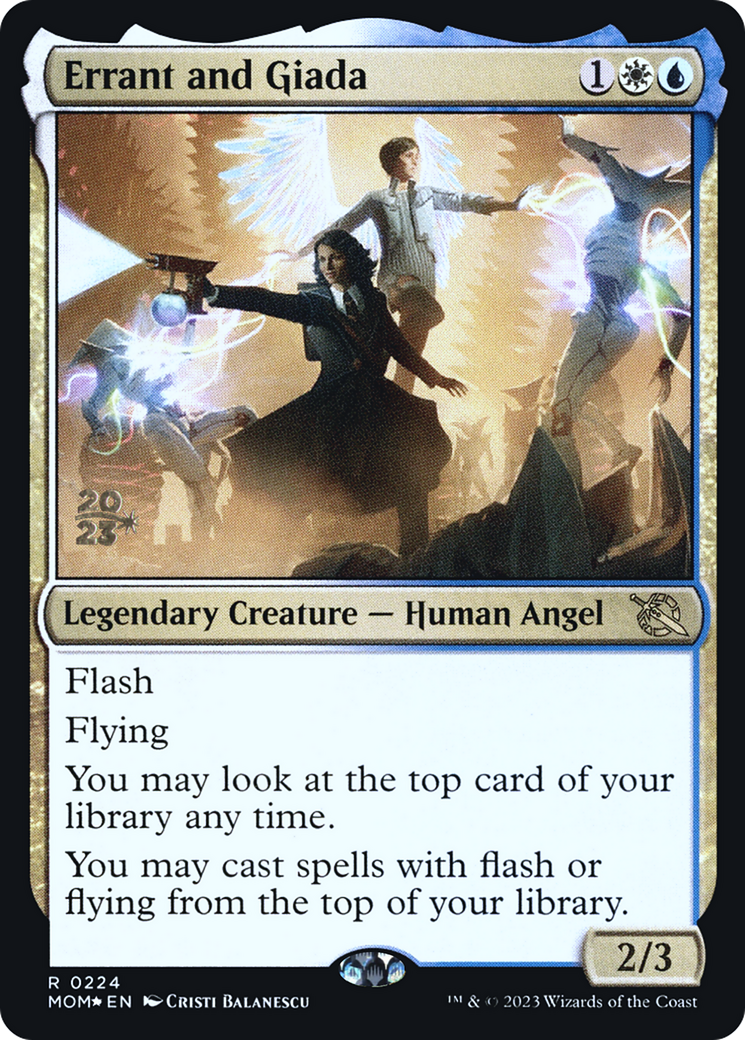 Errant and Giada [March of the Machine Prerelease Promos] - Destination Retro