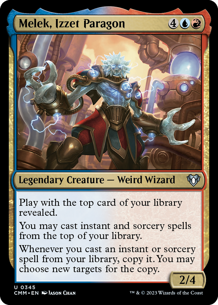 Melek, Izzet Paragon [Commander Masters] - Destination Retro