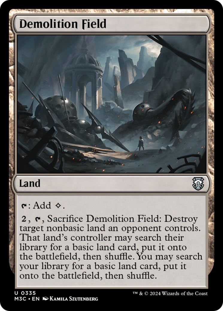 Demolition Field (Ripple Foil) [Modern Horizons 3 Commander] - Destination Retro