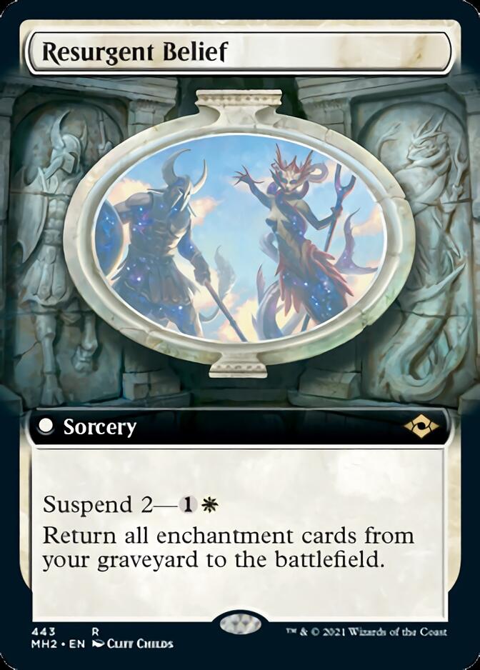 Resurgent Belief (Extended Art) [Modern Horizons 2] - Destination Retro