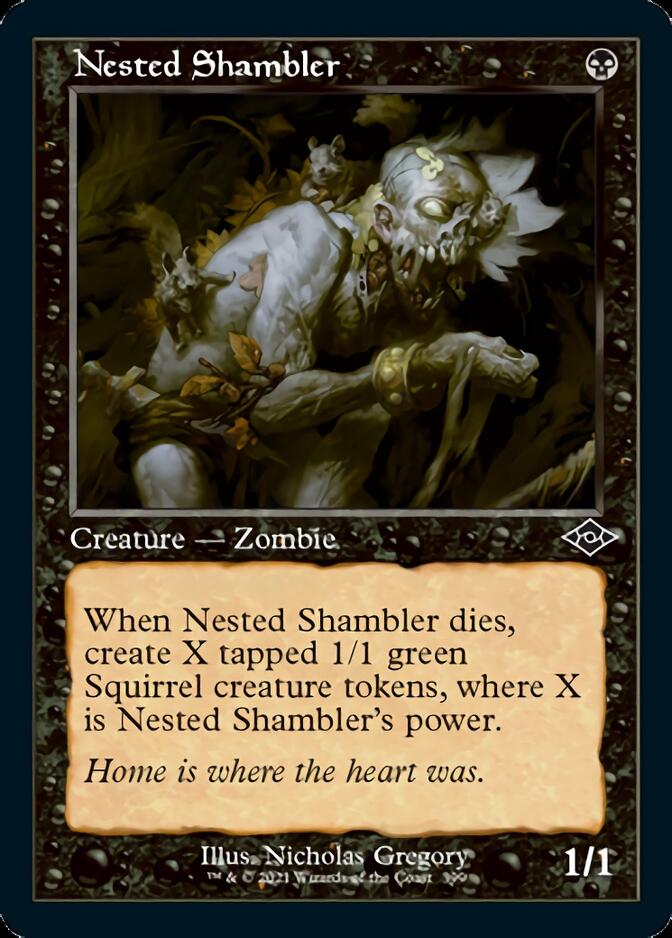 Nested Shambler (Retro Foil Etched) [Modern Horizons 2] - Destination Retro