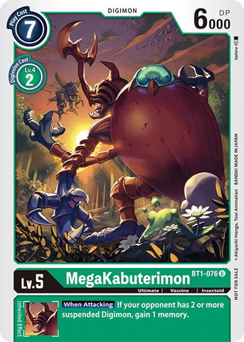 MegaKabuterimon [BT1-076] (Official Tournament Pack Vol.3) [Release Special Booster Promos] - Destination Retro