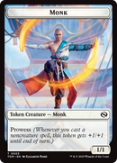 Monk // Treasure Double-Sided Token [Tarkir: Dragonstorm Commander Tokens] - Destination Retro