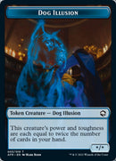 Dog Illusion // Boo Double-Sided Token [Dungeons & Dragons: Adventures in the Forgotten Realms Tokens] - Destination Retro