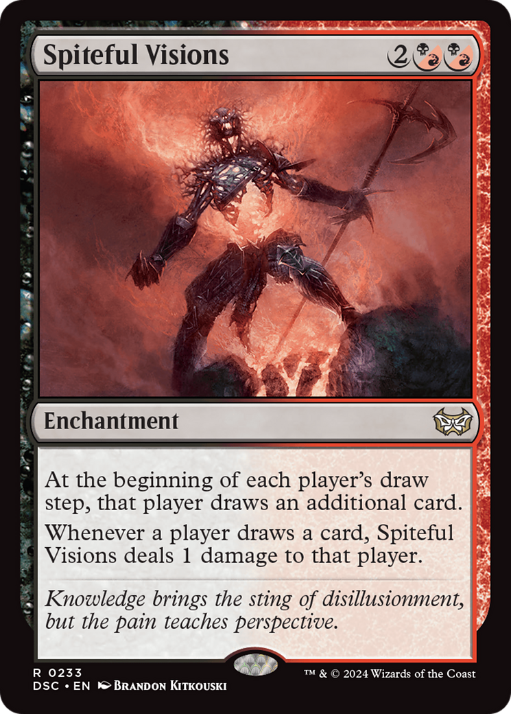 Spiteful Visions [Duskmourn: House of Horror Commander] - Destination Retro