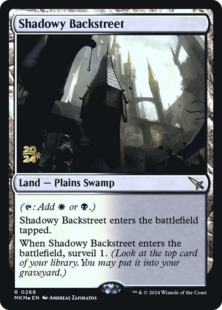 Shadowy Backstreet [Murders at Karlov Manor Prerelease Promos] - Destination Retro