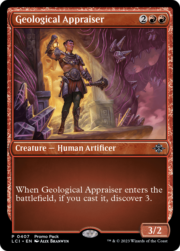 Geological Appraiser [The Lost Caverns of Ixalan Promos] - Destination Retro