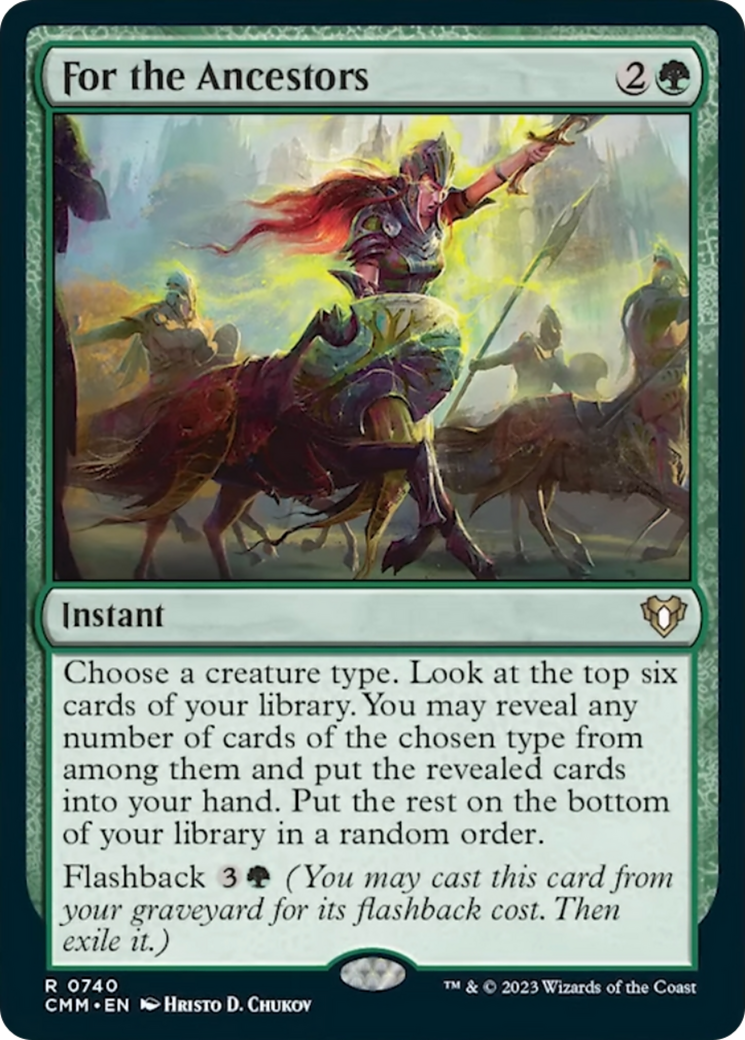 For the Ancestors [Commander Masters] - Destination Retro