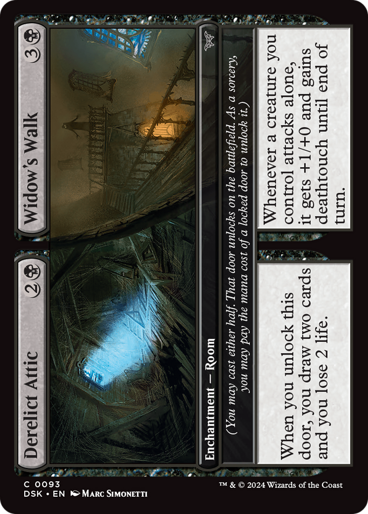 Derelict Attic // Widow's Walk [Duskmourn: House of Horror] - Destination Retro