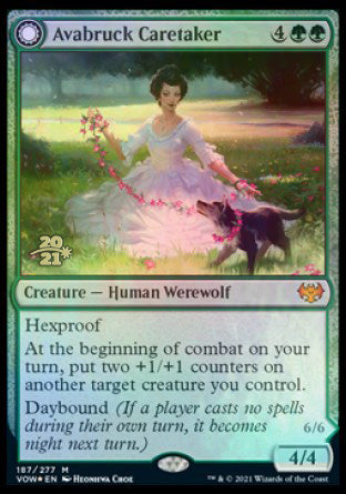 Avabruck Caretaker // Hollowhenge Huntmaster [Innistrad: Crimson Vow Prerelease Promos] - Destination Retro