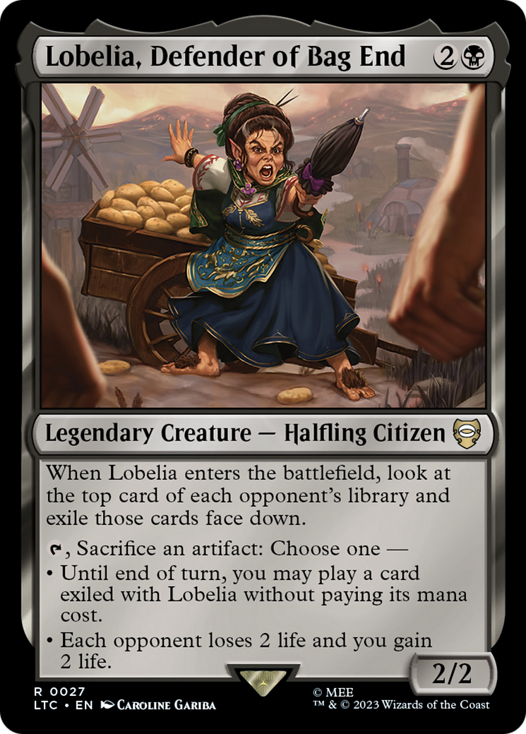 Lobelia, Defender of Bag End [The Lord of the Rings: Tales of Middle-Earth Commander] - Destination Retro