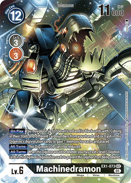 Machinedramon [EX1-073] (Alternate Art) [Classic Collection] - Destination Retro