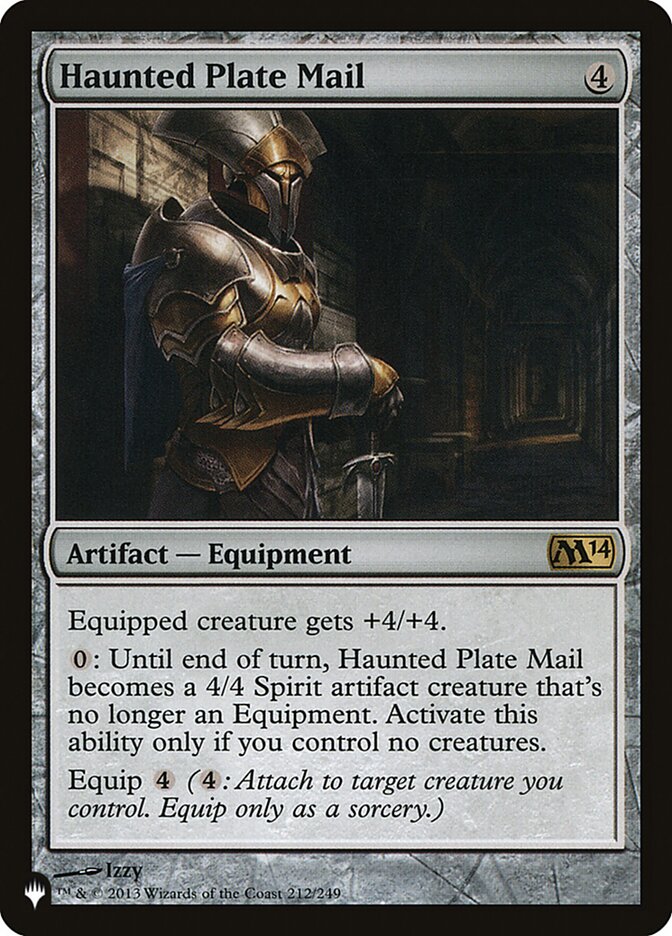 Haunted Plate Mail [The List] - Destination Retro